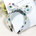 Holiday Style Cartoon Bow Headbands Hair Accessories Cross Hair Band Girls Fabric Headband For Women